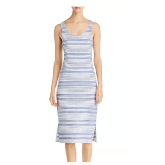 Lysse Mulholland Blue and White Striped Tank Dress Size XS NWT - Picture 1 of 12